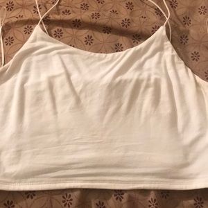 Fashion nova white crop top